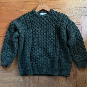 Vintage arancrafts merino wool sweater